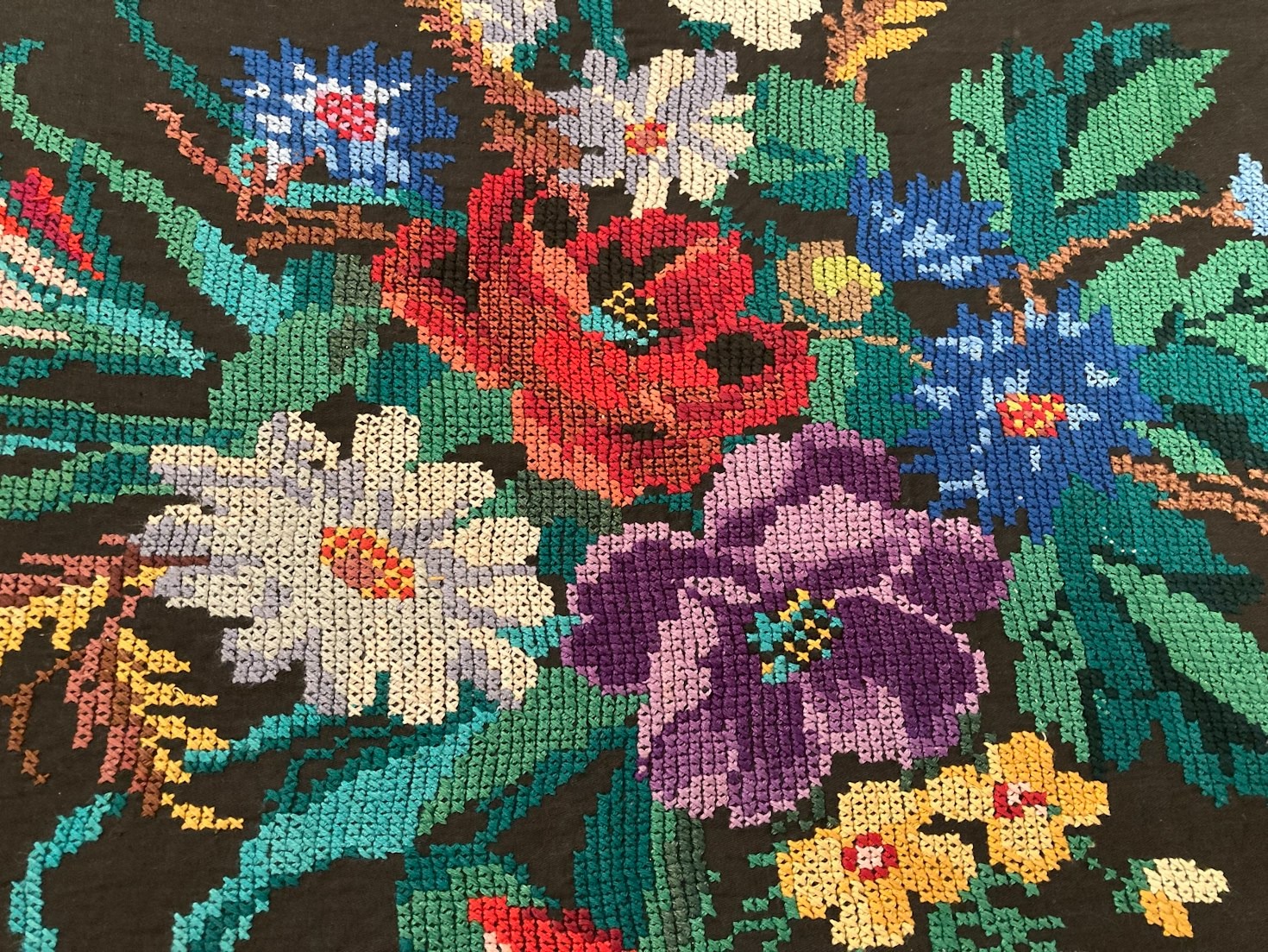 Creative Crafting with Skating-Themed Cross Stitch
